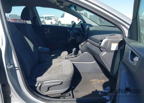 2020 Hyundai Ioniq Hybrid Blue from USA, damaged, VIN KMHC65LC0LU235666